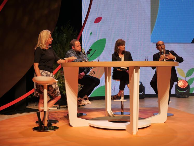 Edwige Charles, Fabrice Quélin, Anne Trombini et Pascal Bugel.