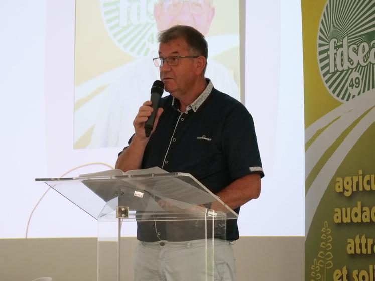 Philippe Leblanc, président de la SDAE49.