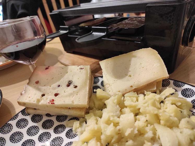 raclette nature ou au poivre