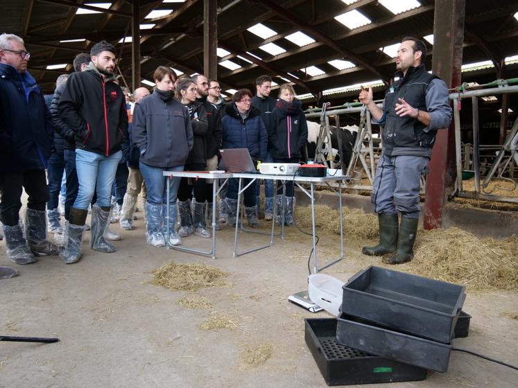 Plus de 80 personnes ont participé à la journée technique organisée par Seenovia le 23 janvier, écoutant les conseils du nutritionniste, Bertrand Méline.