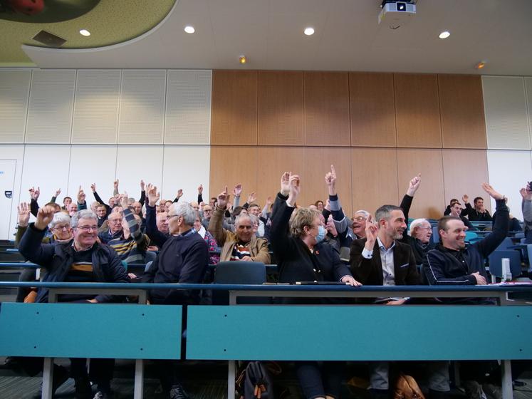 Le matériel de vote a bien été reçu par les agriculteurs.