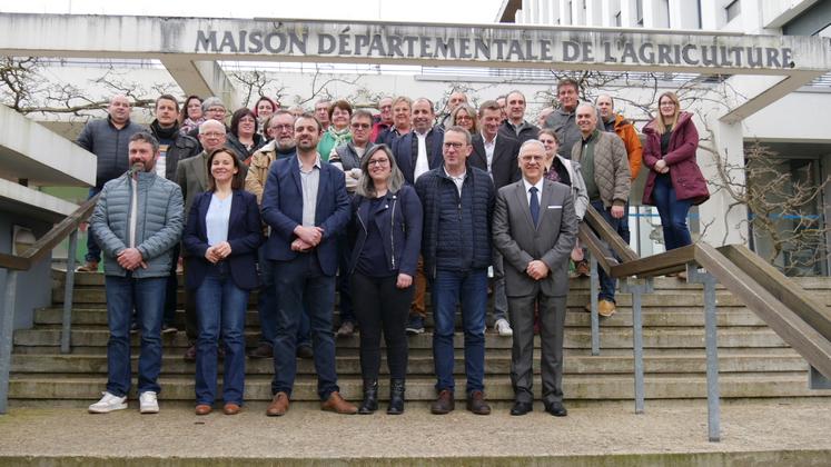 La nouvelle session Chambre d'agriculture, présidée par Denis Laizé, a été installée jeudi 20 février par le préfet Philippe Chopin.