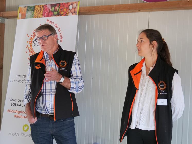Pierre Beaujean et Anouk Tan, de l'association Solaal.