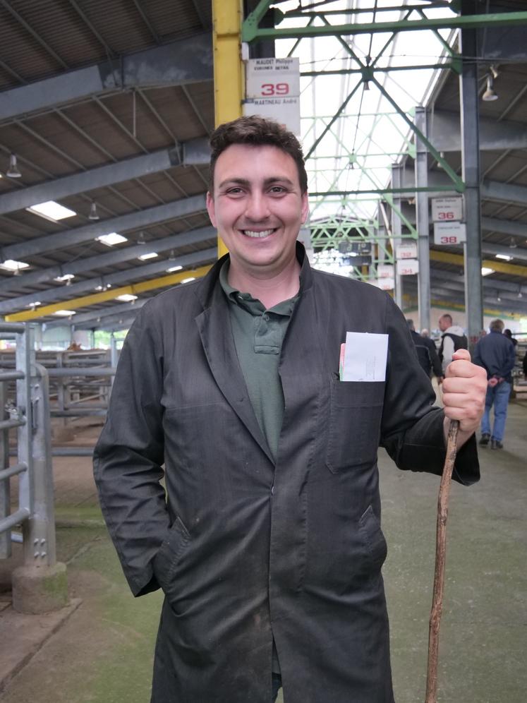 Antoine Giret, co-associé du négoce SAS Giret-Cailleau.