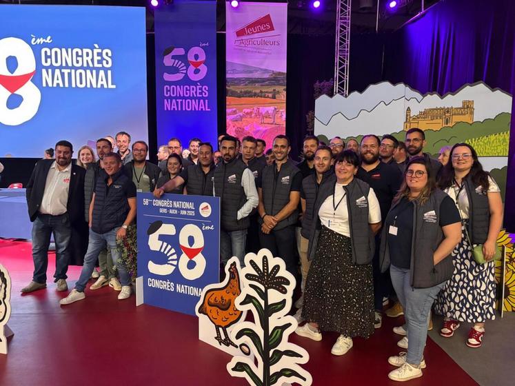 La délégation des Jeunes Agriculteurs Pays de la Loire au congrès JA.