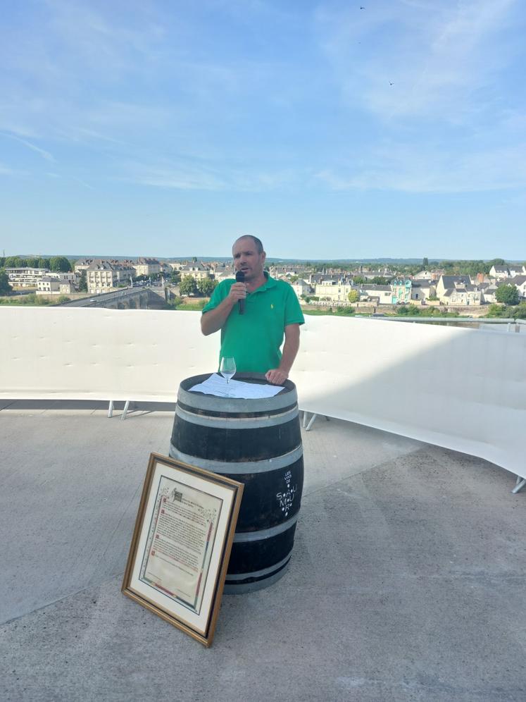 Julien Godet, président du Syndicat des Producteurs de Melons du Haut-Poitou, qui compte 11 producteurs pour 1 250 ha en 2025 (dont 140 dans le Maine-et-Loire).