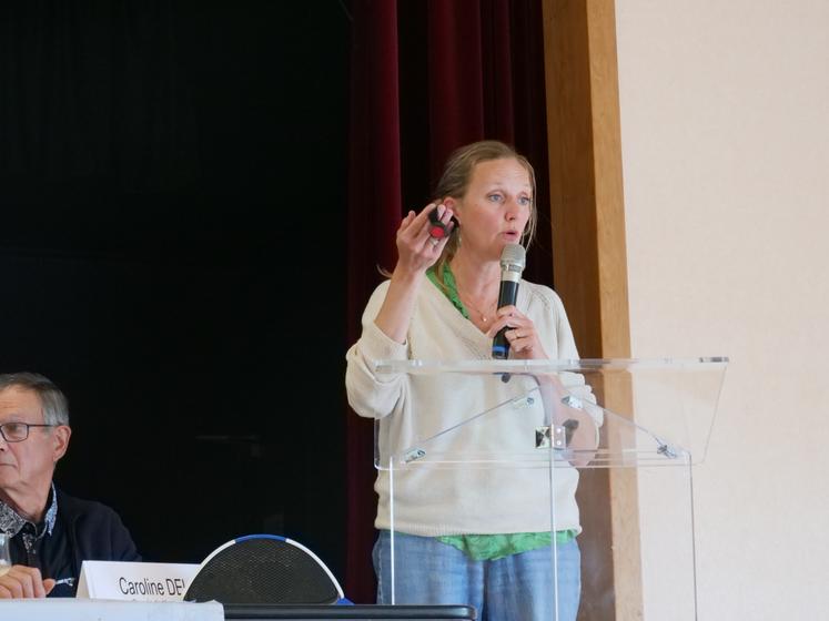 Carole Delalande, de l'Association Présence verte.