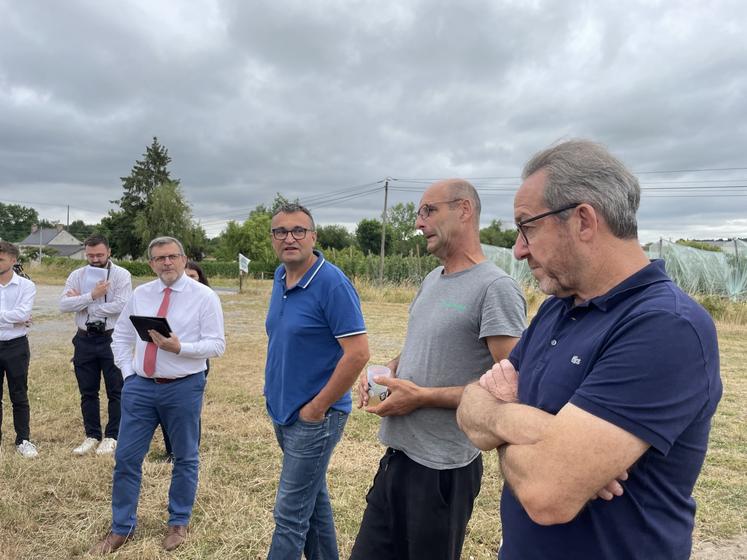 Jean-François Coinet, Judicaël Vaidie et Albert Richard, arboriculteurs, témoignent face aux députés