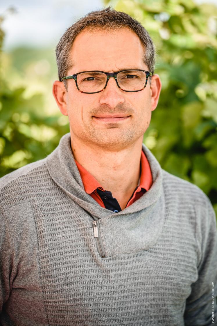 Guillaume Le Lay, nouveau président de la cave coopérative Robert et Marcel.