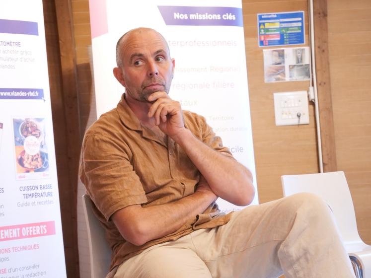 Sébastien Valteau, président d'Interbev Pays de la Loire;