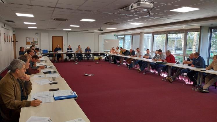 Les élus de la FDSEA réunis en Conseil d'administration le 10 octobre.