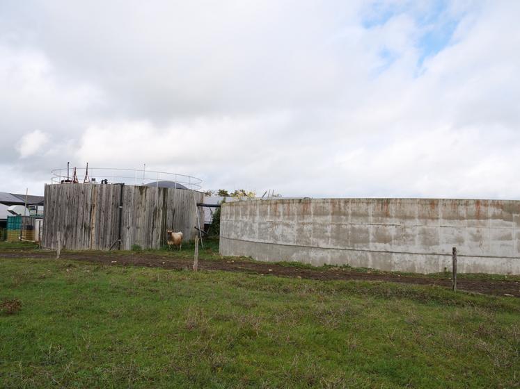 L'unité de méthanisation fonctionne depuis 2018 sur l'exploitation du Gaec de la petite Ferronnière, à Briollay.