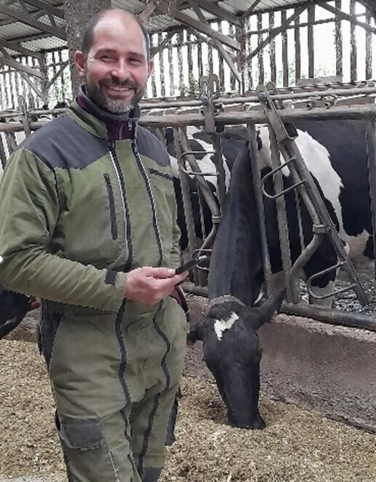 Sylvain Sureau, du Gaec du Lathan.