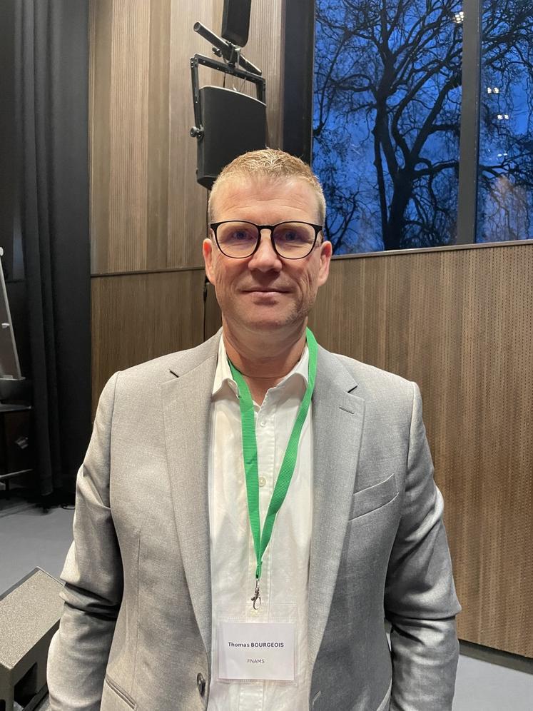 Thomas Bourgeois, président de la Fnams, est producteur de semences dans l'Oise.