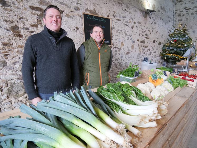 Jérémy Papin et Pierre Defois