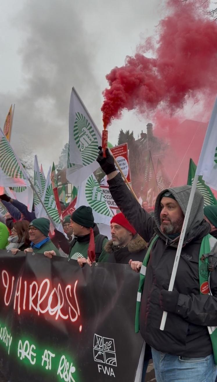 Manifestation Strasbourg Mercosur 20 janvier 2026