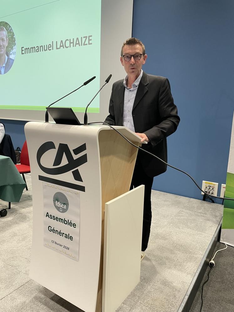 Emmanuel Lachaize, président de la FDSEA 49.