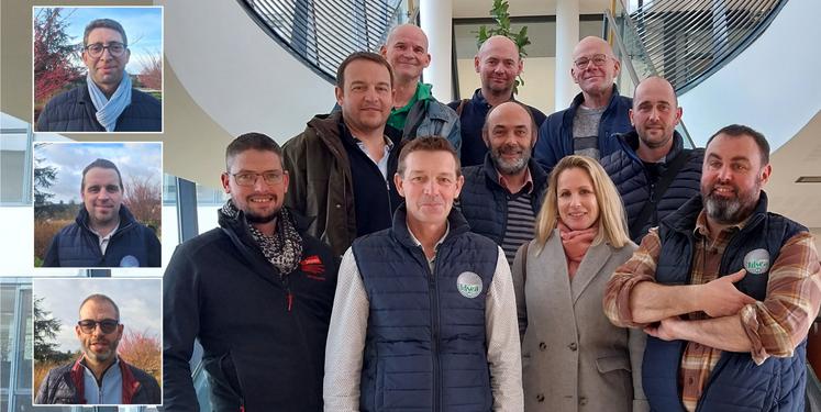 Cinq nouveaux membres intègrent le Bureau de la FDSEA pour cette nouvelle mandature.