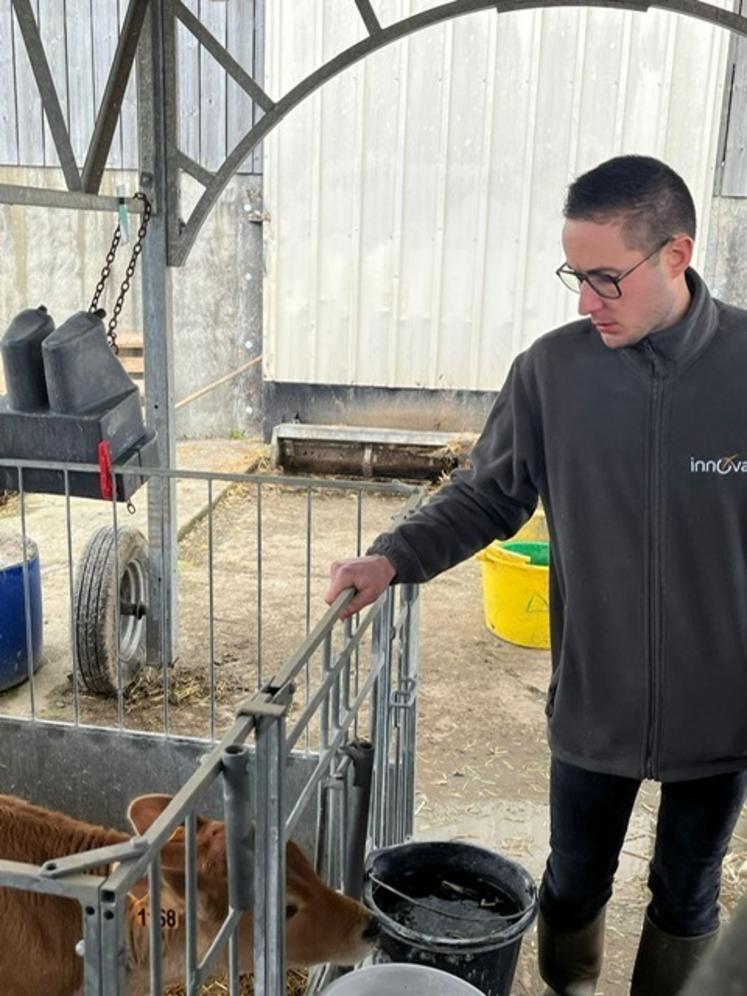 Gilles Onillon s'est installé en 2021.