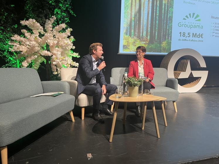 Guillaume Bouffard a présenté Groupama forêts assurance, qui assure 400 000 ha de forêt en France dont 3 000 ha dans le Maine-et-Loire.