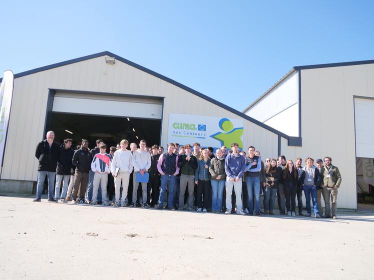 La Cuma des Centours a accueilli le 19 mars une centaine d'élèves, en deux groupes, issus d'établissements de formation agricole.