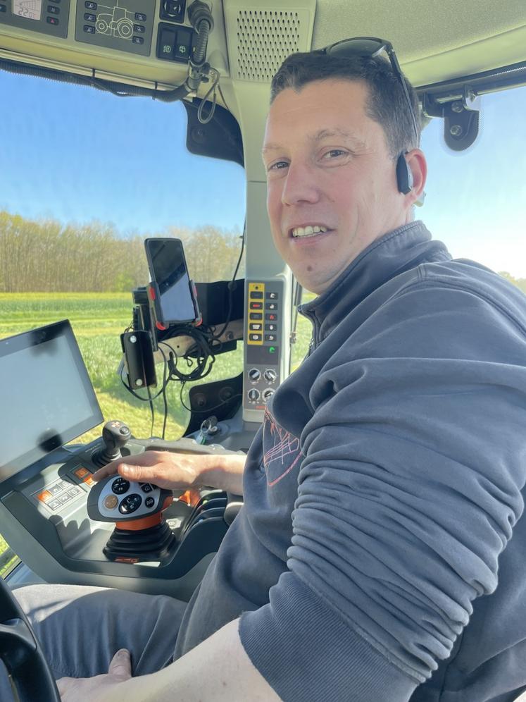 Jérémy Dailler, salarié de l'EDT Agrimaine.