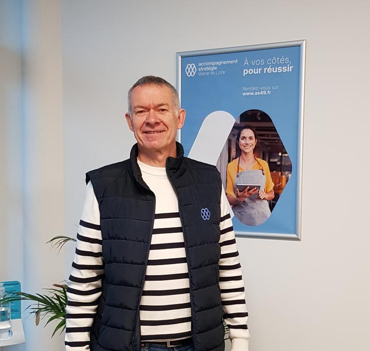 Philippe Saluden, expert-comptable, fiscaliste chez AS Maine-et-Loire.