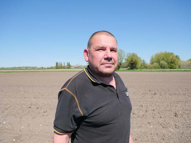 Sébastien Derouineau est céréalier et multiplicateur au Puy-notre-dame.