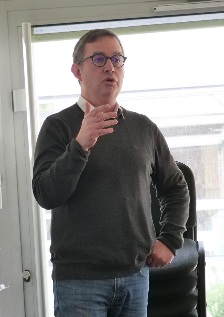 Jocelyn Marguerie, président de la commission avicole de la SNGTV, Société nationale des groupements techniques vétérinaires.