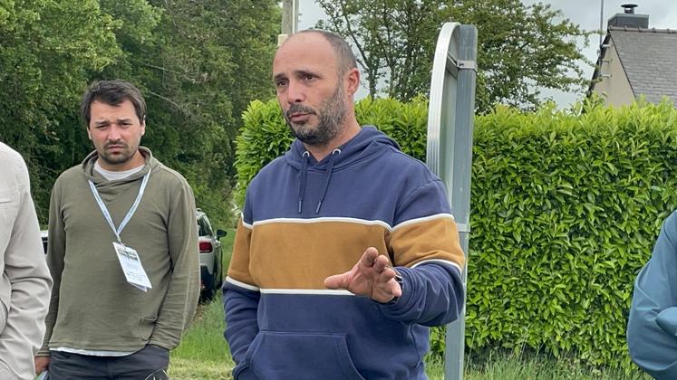 Gilles Paré, agriculteur à Beaufort en Anjou