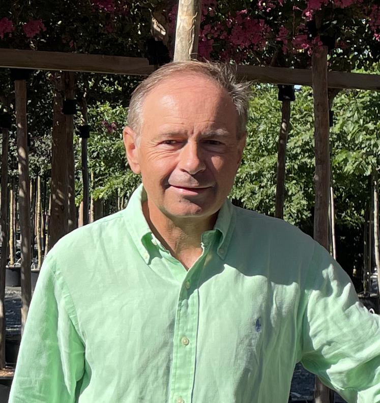 Erwan Baron (Pépinières Chauviré), président de Verdir Pays de la Loire.