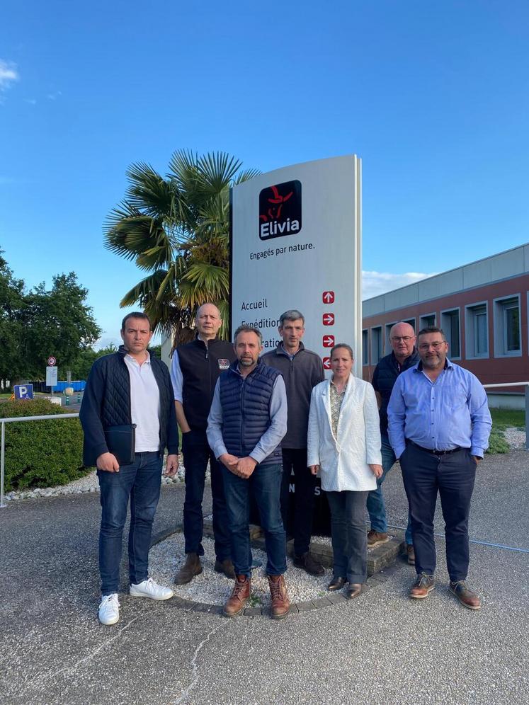 La section viande bovine de la FDSEA a rencontré les représentants d'Elivia le jeudi 7 mai.