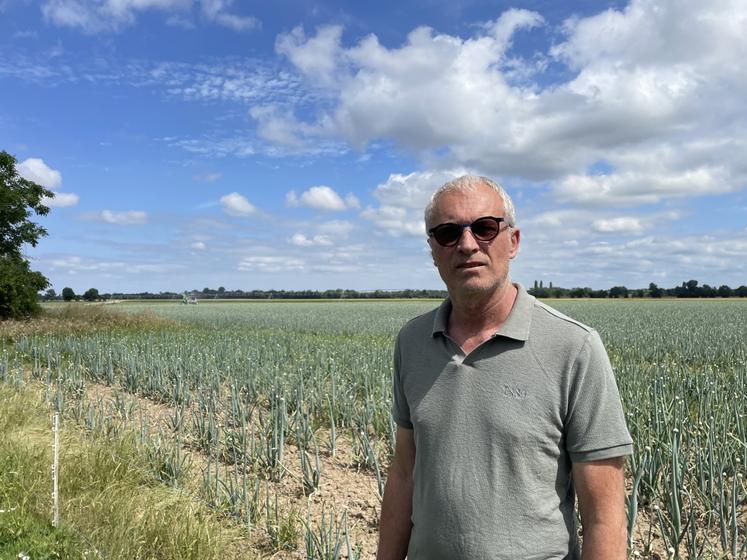 Marc Sourdeau, agriculteur à Saumur, est convaincu de l'intérêt de l'apprentissage, et pour les jeunes et pour les exploitants employeurs. 
