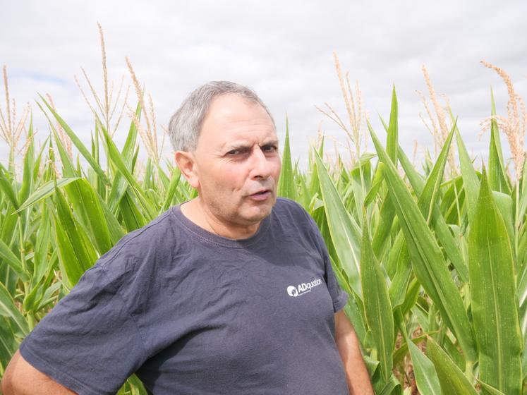 Loïc Lemasson s'est installé en 1989 à Charcé-Saint-Ellier en production céréalière et vignes.