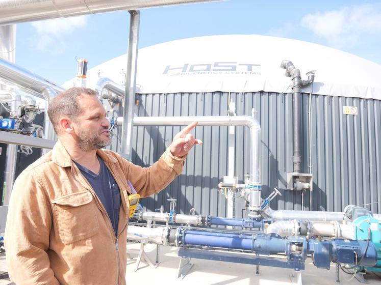 Jean-Pierre Louis, président de la SAS Noyant Bio Energies.