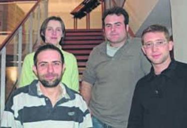 Les rapporteurs sont (de gauche à droite) : Nathalie Bessonneau, Maxime Lambert, Samuel Aubert, Matthieu Herguais.