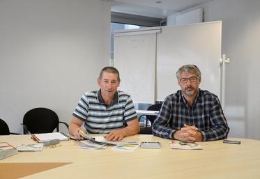 Jean-Paul Piet et Denis Asseray ont présenté les références 2013 des entreprises agricoles en Sarthe, Maine-et-Loire et Loire-Atlantique.