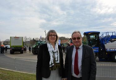 Marie-Christine Lemaitre, présidente d'EDT Pays-de-la-Loire et Philippe Horeau, président d'EDT Maine-et-Loire. 
264 entreprises adhèrent au syndicat régional.