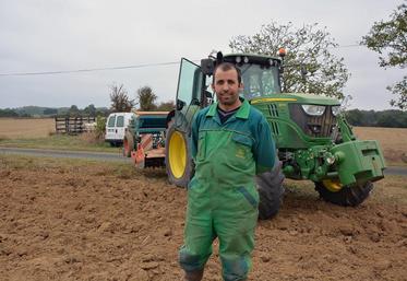 Anthony Gallard est agriculteur au sein de l’EARL de la Bonnière sur la commune de Bourgneuf-en-Mauges.