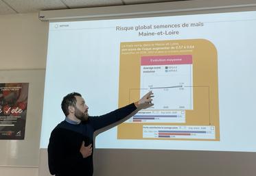 Loïc Lagalle, de Semae. L'interprofession a élaboré un outil d'évaluation de la vulnérabilité des productions semencières aux changements climatiques.