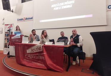 Christophe Haas, vice-président de JA national était l'invité des Jeunes Agriculteurs du Maine-et-Loire pour leur AG.