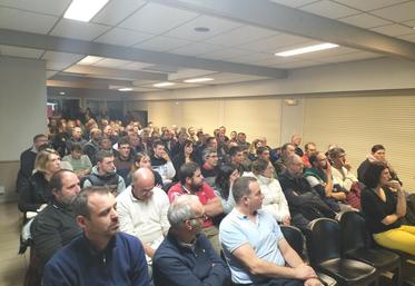 Plus de 110 éleveurs étaient présents à la réunion du Lion d'Angers.