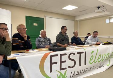 Benoît Cesbron a présidé l'assemblée générale qui se tenait dans les locaux de la ferme expérimentale.