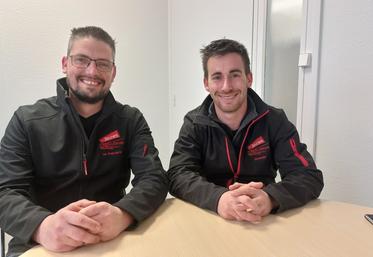 Vincent Colineau et Kenny Braud, les deux co-présidents de JA 49