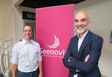 Antoine Lardeux, président, et Eric Lemaître, directeur de Seenovia.
