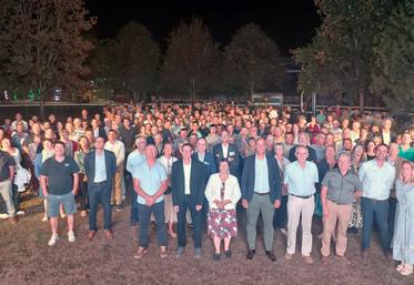 Plus de 400 personnes se sont réunies au Lion d'Angers le 25 septembre, derrière les dirigeants de la FDSEA49 et le président de la FNSEA, Arnaud Rousseau, pour célébrer les 80 ans du syndicat.