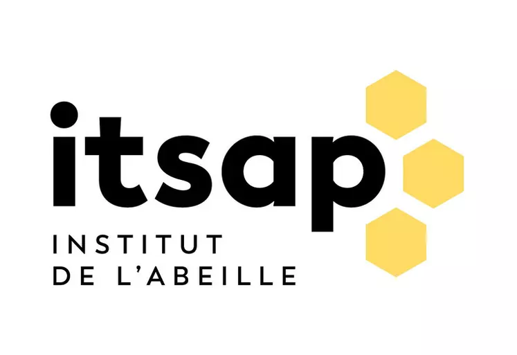 Logo de l'Itsap-Institut de l'abeille, institut désormais qualifié de la filière apicole.