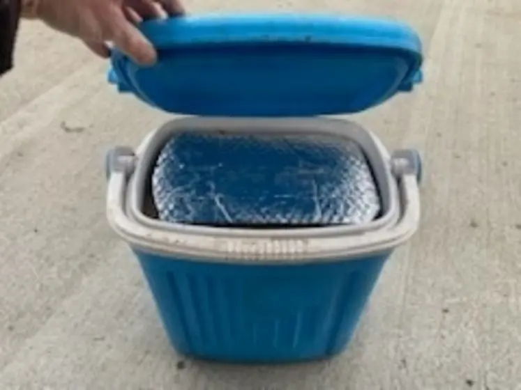 <em class="placeholder">Une glacière pour transporter les cellules</em>