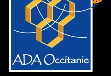 Logo de l'Association de développement de l'apiculture (ADA) en région Occitanie.