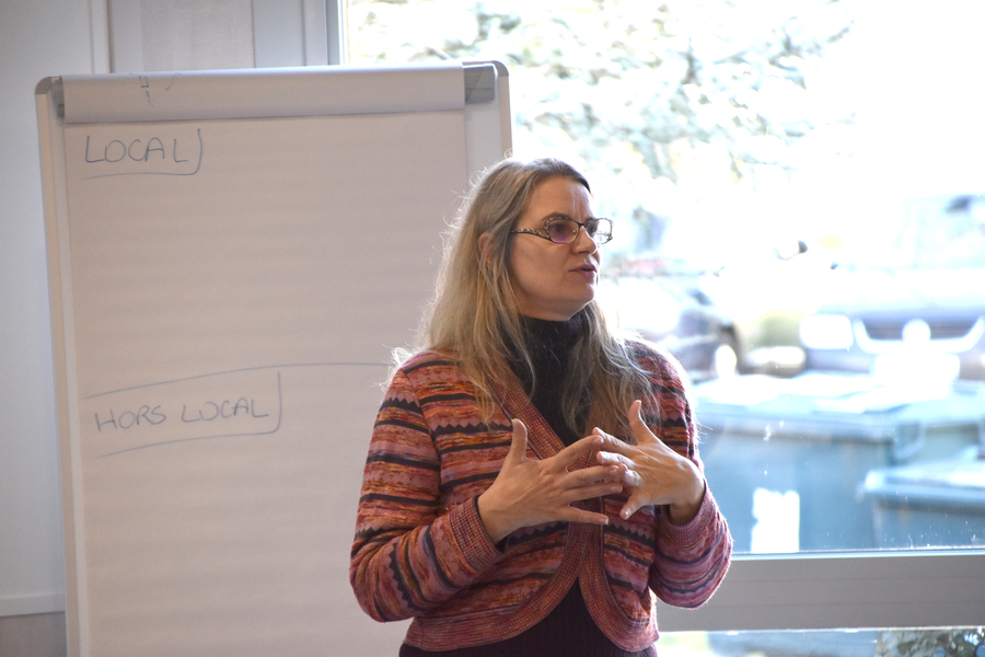 Delphine Pineau, de l'Idele, a fait un point sur la conjoncture en bovin allaitant. ©B.R